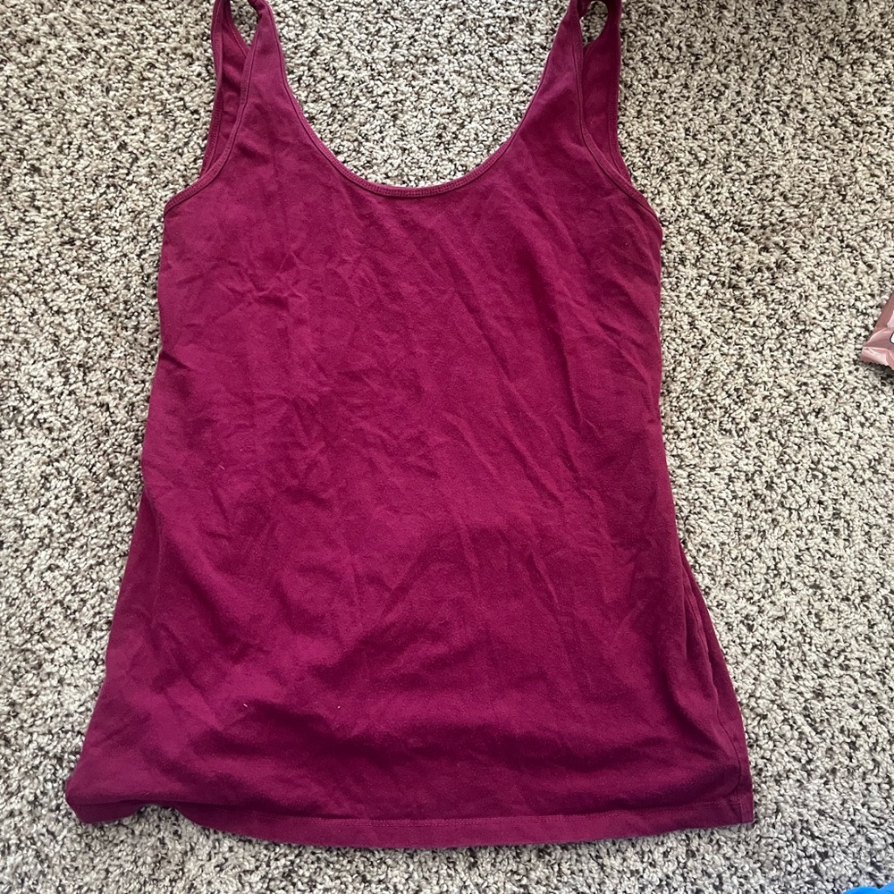 Maurices Deep Red Tank Top